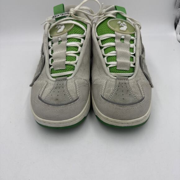 Size 43 EU US 10 Off-White Grey and Green Arrow Skate Sneakers bs841 - Picture 1 of 8
